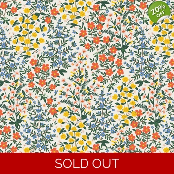 REMNANT - Rifle Paper Co. - Camont - Wildwood Garden - Cream - 66cm